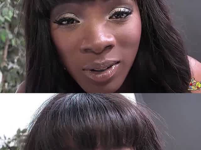 Black Ana Foxxx Pleasured With Her White Boner This day