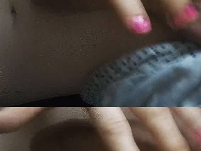 Playing With My Thick Adorable Hard Clitty (No Audio)