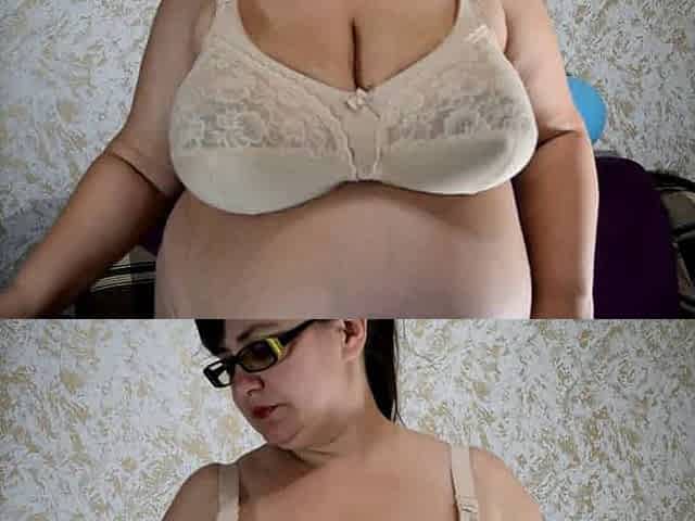 NinaDoll for beige silky bra lovers