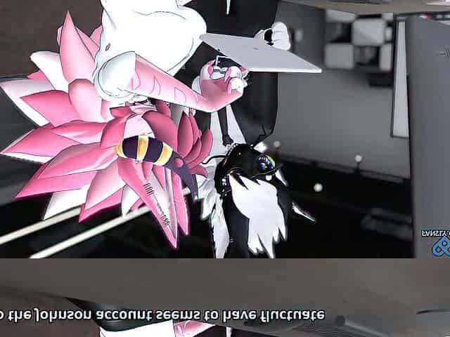 Stressed and overworked Secretary suck hung Futanari studhorse to destress // VRChat Fur Oral ERP