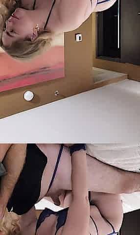 CHeLSi Mari showS Off hot Underware whilst blowing stranger in his suite on her final night in Vegas