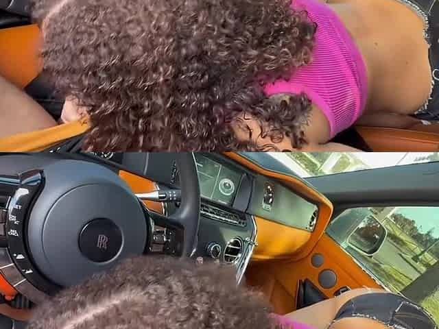 Willow Ryder And Teddy Tarantino In 22 Year Old Baddie Real Street Pick Up Twerking In My Rolls Royce