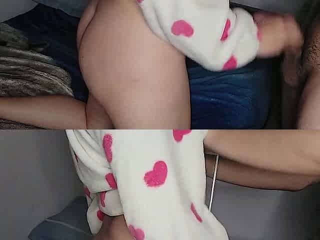My stepdaughter is a wench and this babe craves my cum in her snatch