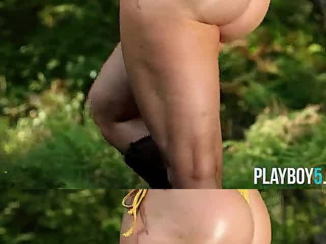 Plump large titties and large round butt blond sweetheart Mia Malkova solo