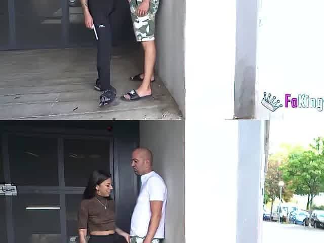 Great Latin Chick Teen 18+ Get Drilled In Public By A Biggest White Dong