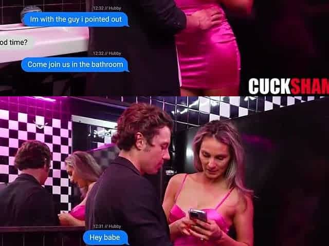 Cuck hubby watching wife bang stranger in public biffy