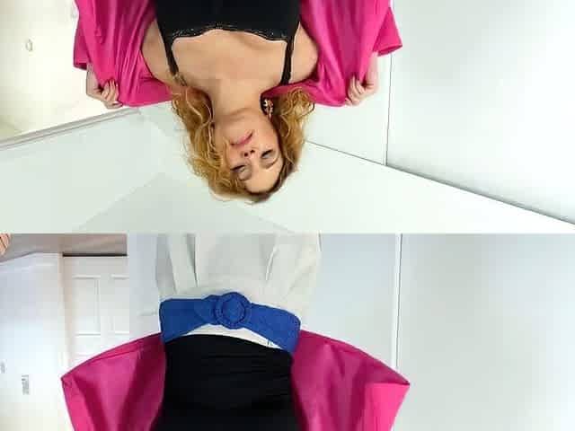 Eva gives you a POV blowjob handjob and footjob