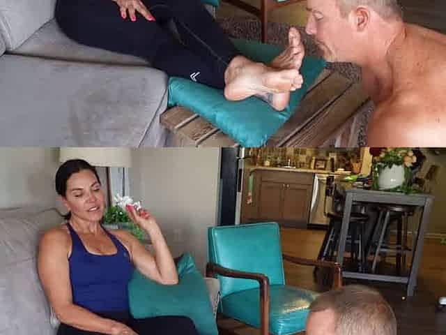 Clean my feet before I go for gym