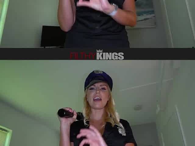 BAWDY POV - Bad Cop Vanessa Cage Punishes Wicked Step Son