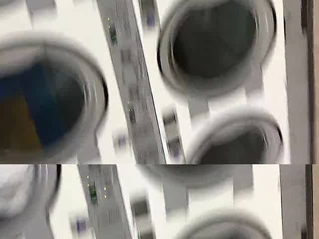 Caught in laundry room