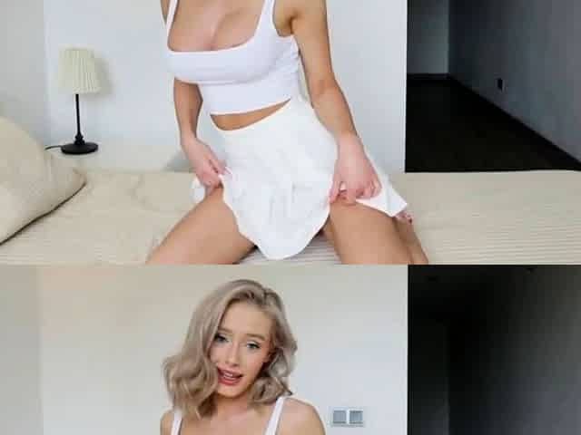 Big-Titted Latina Teen Plays Naughty Role for Webcam