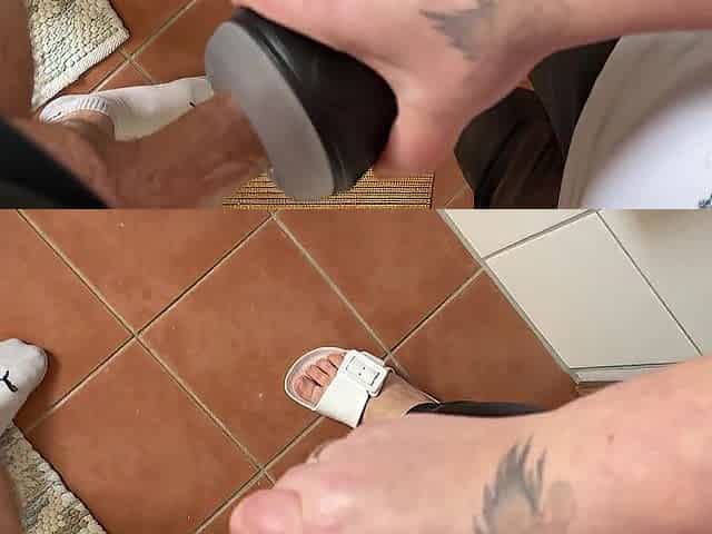 Sex tool tugjob spunk fountain