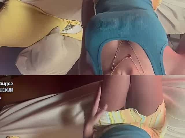 Amateur Centre Eastern Beauty Roleplays As Your Lewd Little Sex Toy And Masturbates - The Panty Bank