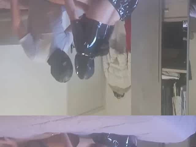 Milf In Latex And Fishnet Pantyhose, Licked, Fucked And Cumshot On Face