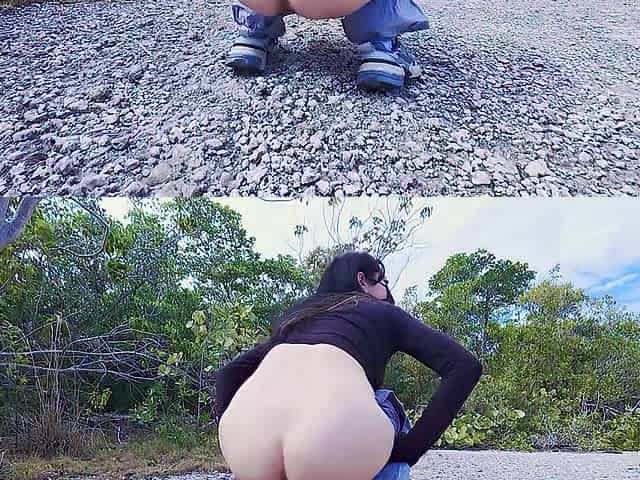 Outdoor hiking sex-vlog