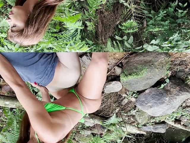 Priscila Araujo Took Him Masked Into the Forest