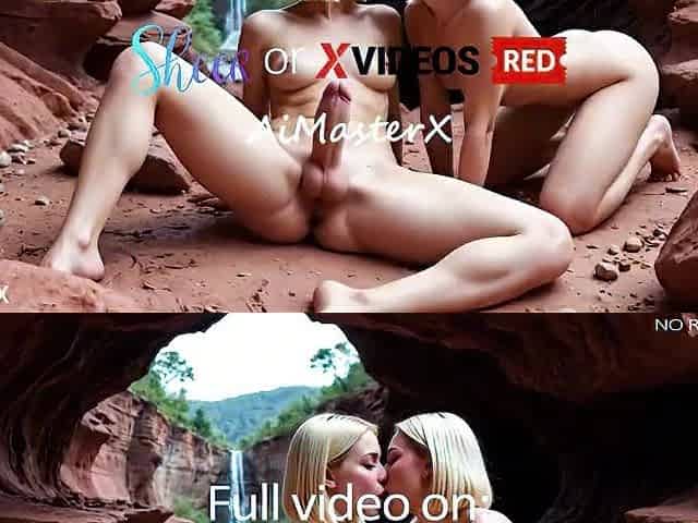 Futa Anal Doggy position sex and Masturbation - Ai Generated