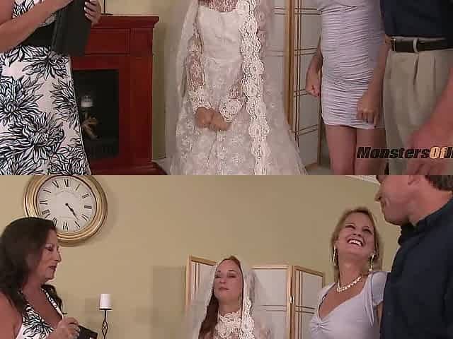 Awkward Wedding Planning Ends in Huge Facial Ejaculation