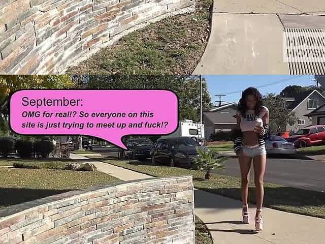September Reign And Bryan Gozzling In September Moans As Bryan Pounds Her Gushing Ebony Pussy!