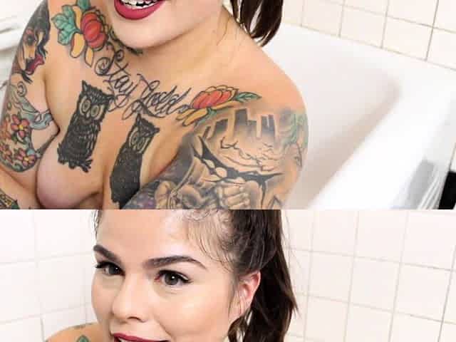 Chubby Brunette Big Boobs Dildo Masturbation