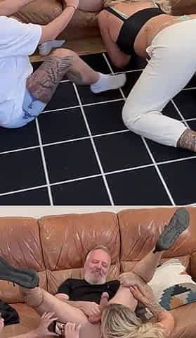Give Us a Lift - Hot Threesome