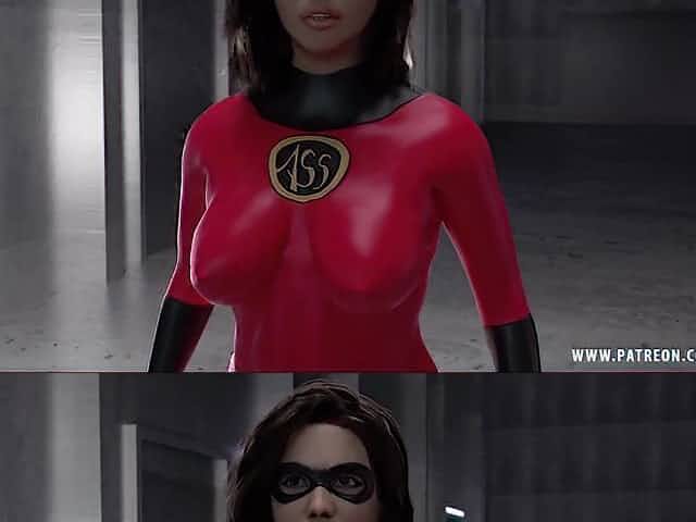 Cartoon Mrs.Incredible - 3D porn video