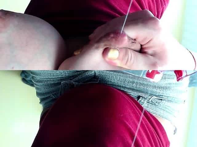 Great Big Boobs On Masturbating Redhead