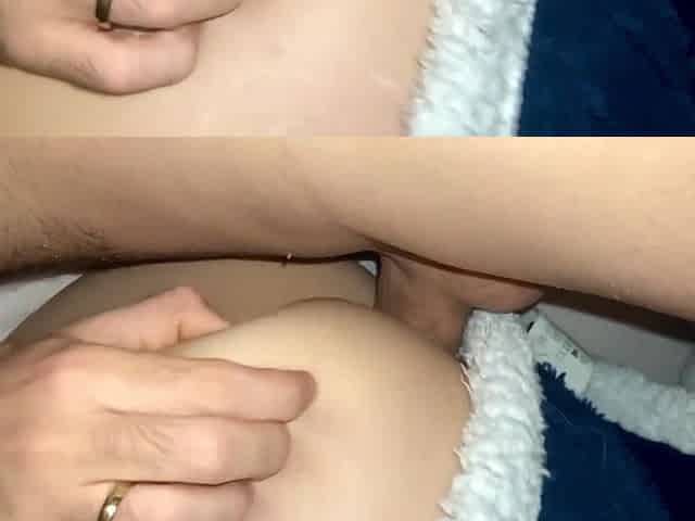 Large booty teen rides large dong