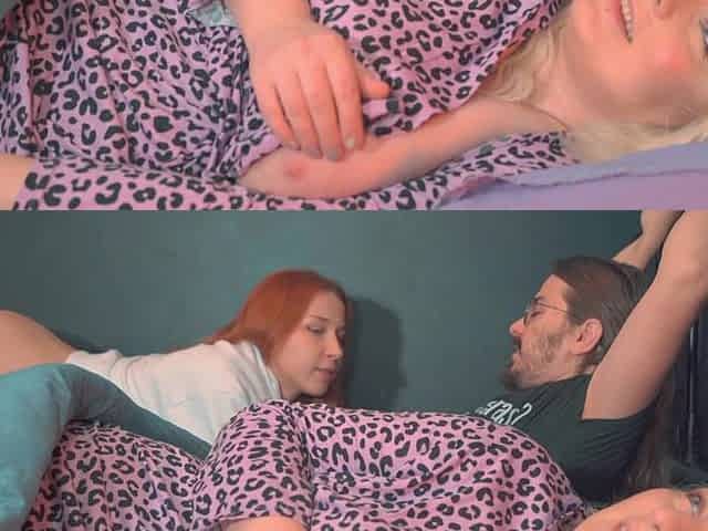 They Didn't Know Their Sex-horny Stepmother Was Quietly Watching Them