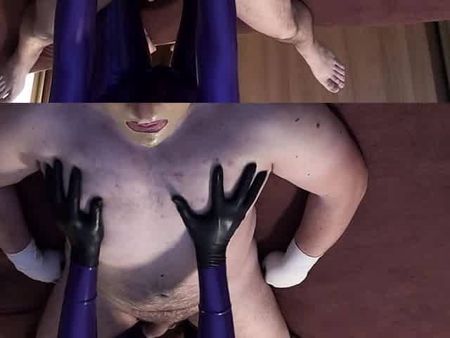 Fetish slut handjob and blowjob with tit fuck for whore