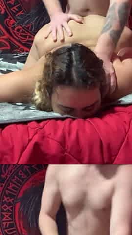 Look at the Camera While Getting Fucked Hard Doggystyle