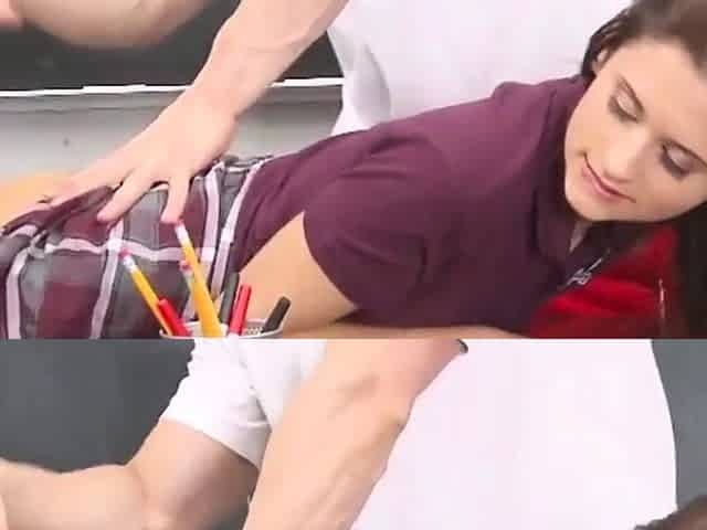 mature skinny high school teen fucked to orgasm by coach in