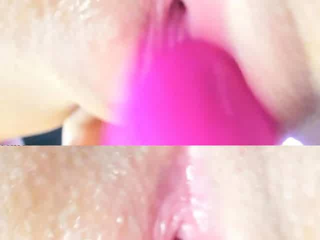 Solo blonde wam fetish enema toyed with anal dildo
