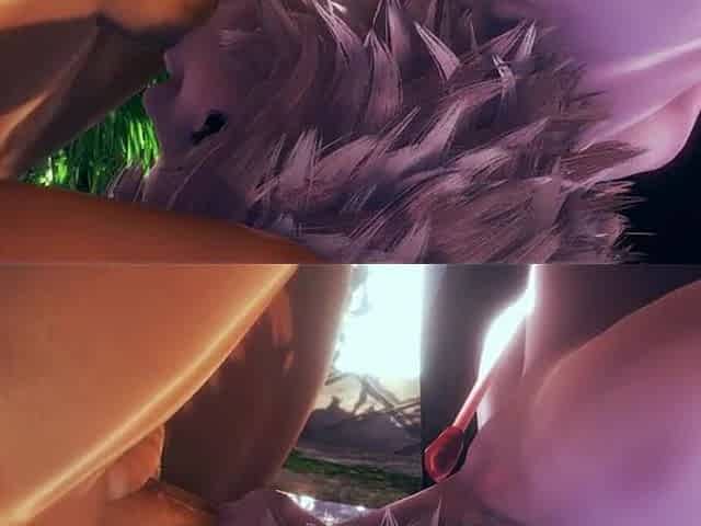 My Hero Academia Hentai - Mina Ashido Blowjob and Fucked Through a Wall by Usagiyama Futanari - Manga Anime Asian Japanese Lesbi