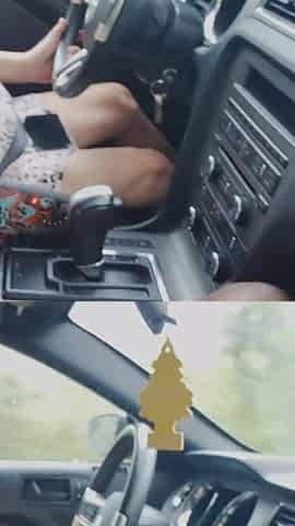 Breasty Blond mother I'd like to fuck Car Quickie