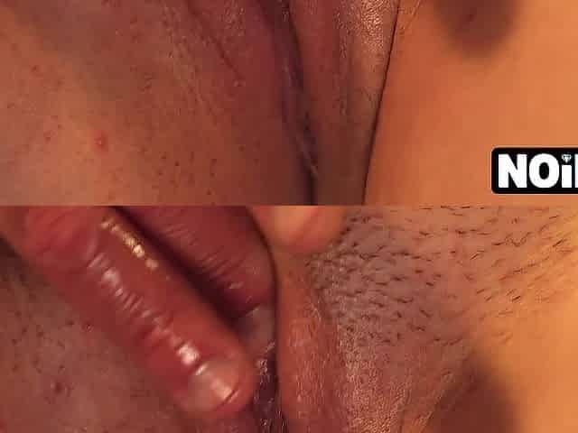 NOIR4K. Virtual Hotty with a Constricted Vagina has her 1st Climax
