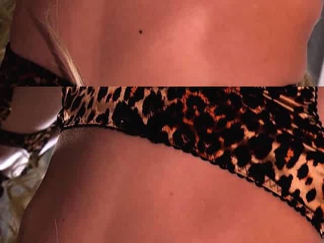 Busty petite blonde MILF shows big boobs