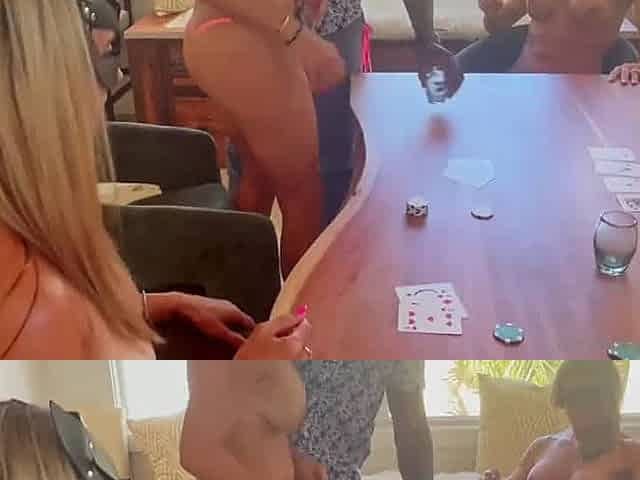 Black Card Dealer Gets Three Of A Kind
