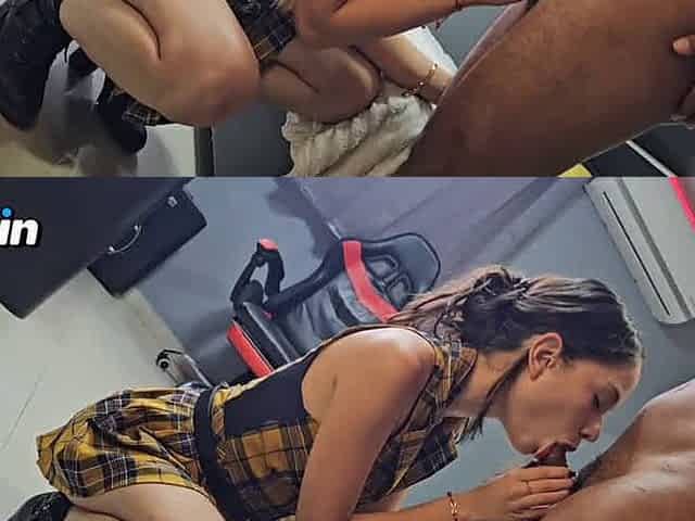 Horny teenager Natalia with step sis's diminutive bold sex! Real couple homemade's dissolute sloppy chick action!