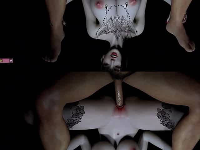 Bigboob Wife Ride the Cock - 3D Animation