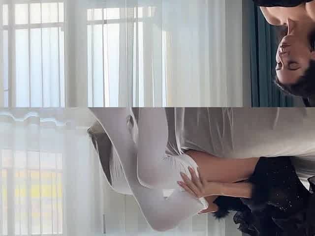 Anal Sex with Secretary in White Hose - Anal Creampie