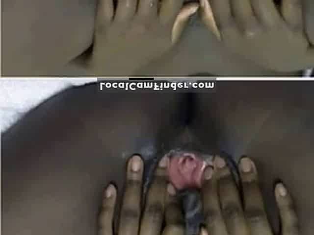 Ebony Beauty on Webcam