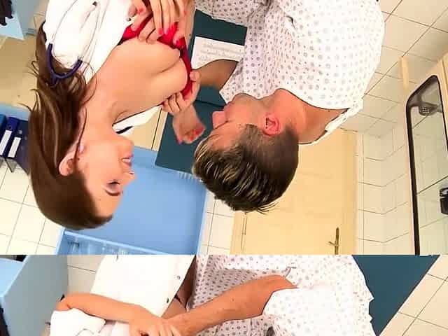 anal screwing in hospital with big breasted nurse