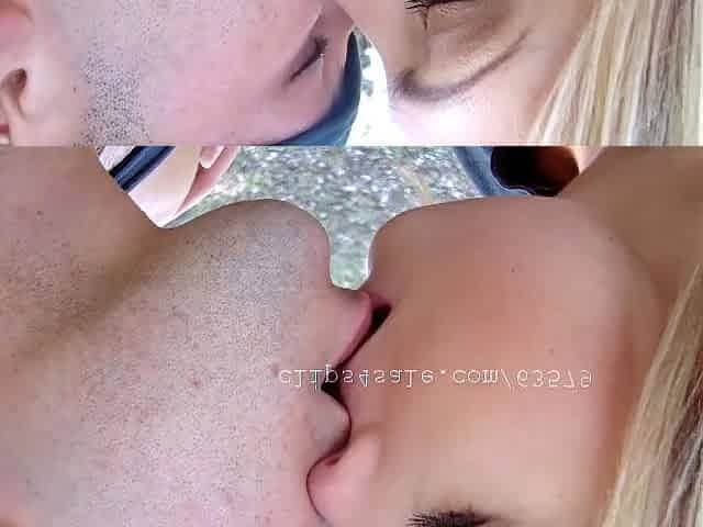 Cute blonde teen outdoor anal fuck