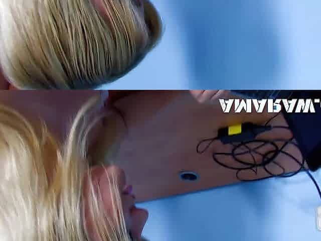 Blond Lillian Terry booty detroying with giant shlong