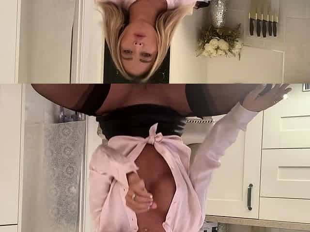 Hot Blonde Babe Solo Masturbation
