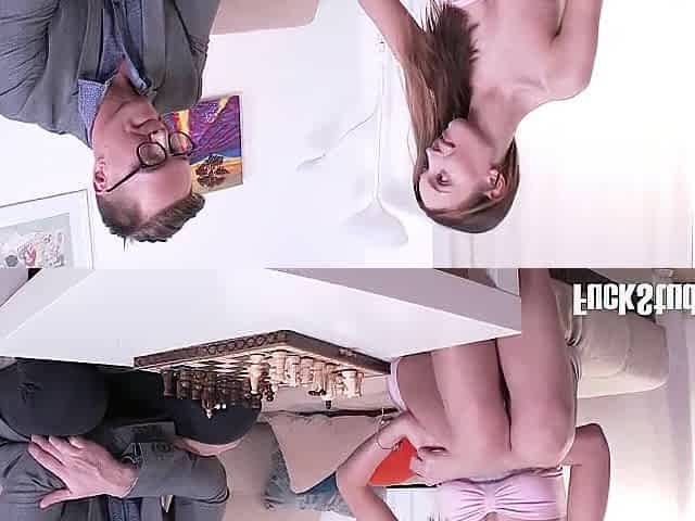 Slender Ginger Angel Sweetens Chess Loss With Vehement Oral And Doggy Style Sex