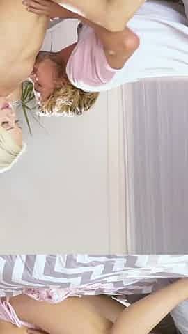 Magnificent blonde Elsa Jean babe is bouncing on big dick