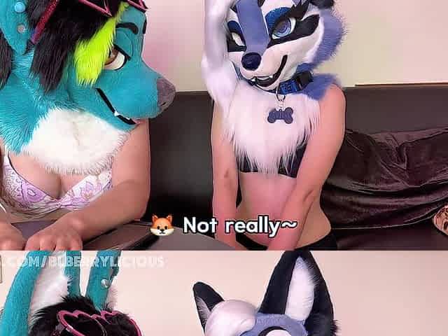Cheating On My Husband With Small IceyFoxx And Cumming In Her During Pool Party (Fursuit Porn)