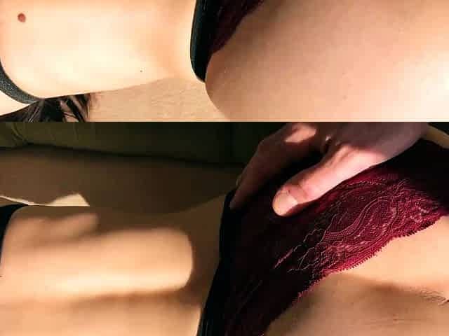 Hot babe rides dick and begs for cum on her - BadCuteGirl